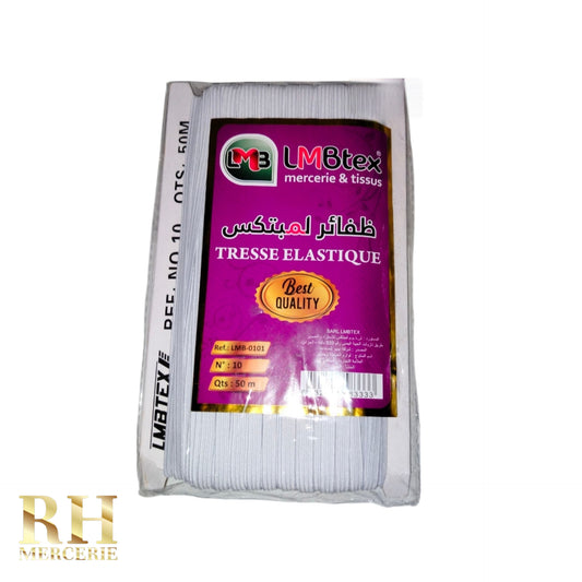 Élastique N°10 – شريط مطاطي (50 متر)