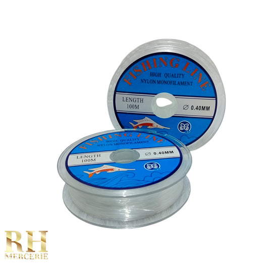 Fil de Pêche 0.40 mm – خيط شفاف نايلون 100 متر