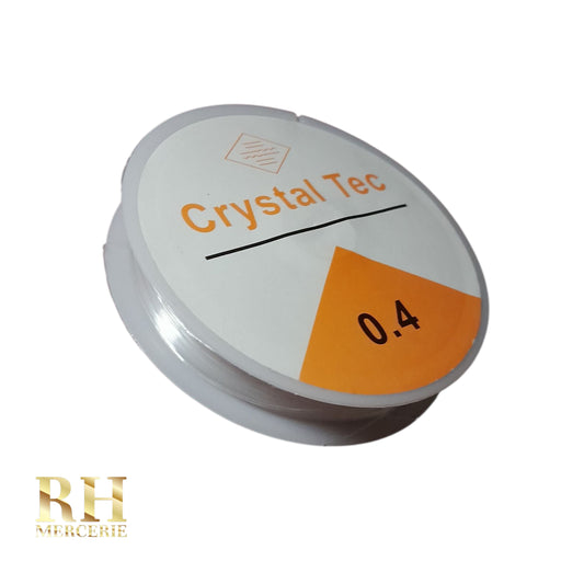 Fil Élastique Crystal Tec 0.40 – خيط مطاطي شفاف 0.40