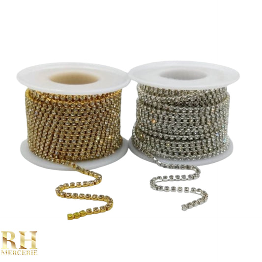 Bobine Strass Cristal N°8 – شريط سترس بالكريستال على بكرة (رقم 8)