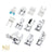 مجموعة دواسات ماكينة خياطة – Kit Pieds 11P
