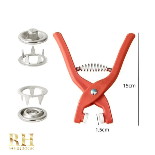Piance Bouton Plasteque – كماشة تركيب أزرار بلاستيك